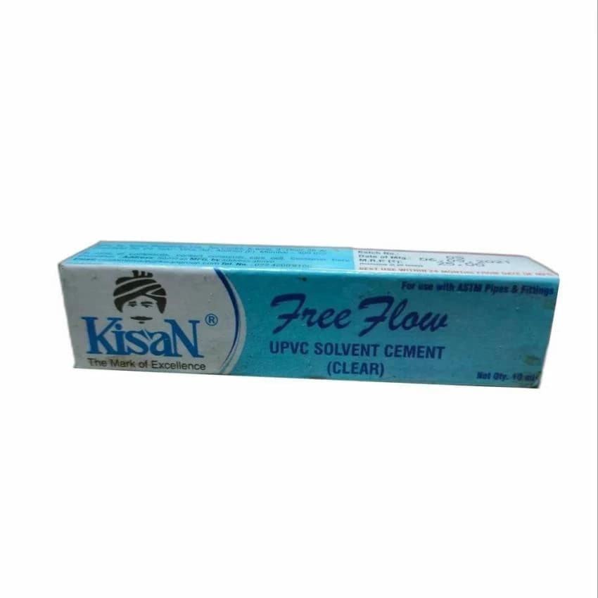 Kisan UPVC Cement Solvent, 10 GRM, Tube
