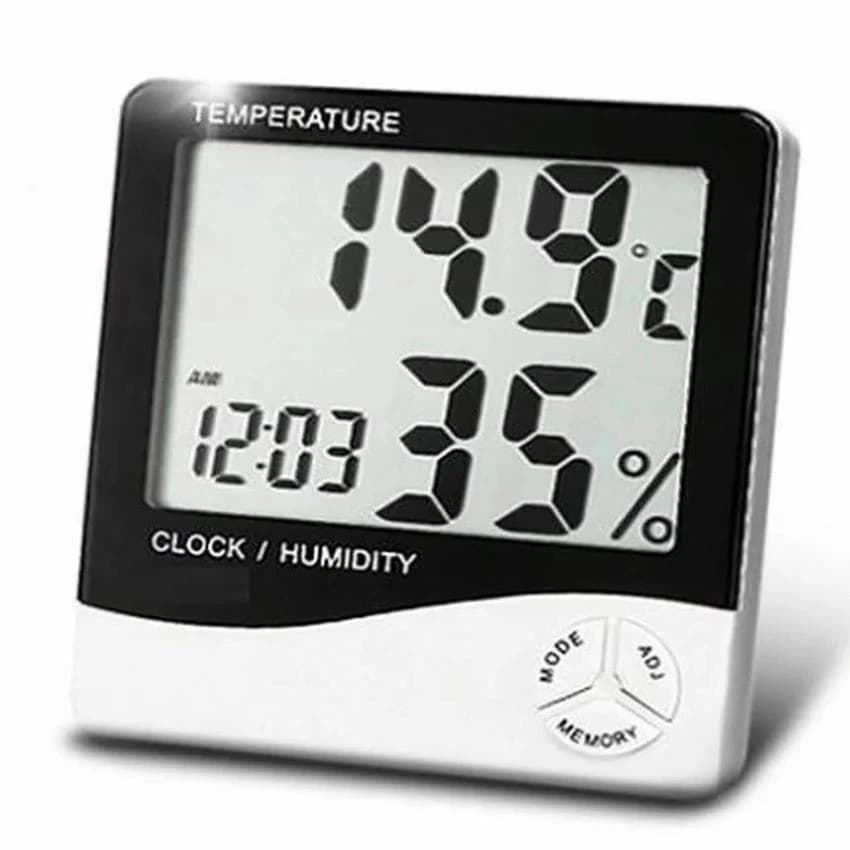 HTC Digital Office Table Clock, For Home, Shape: Square