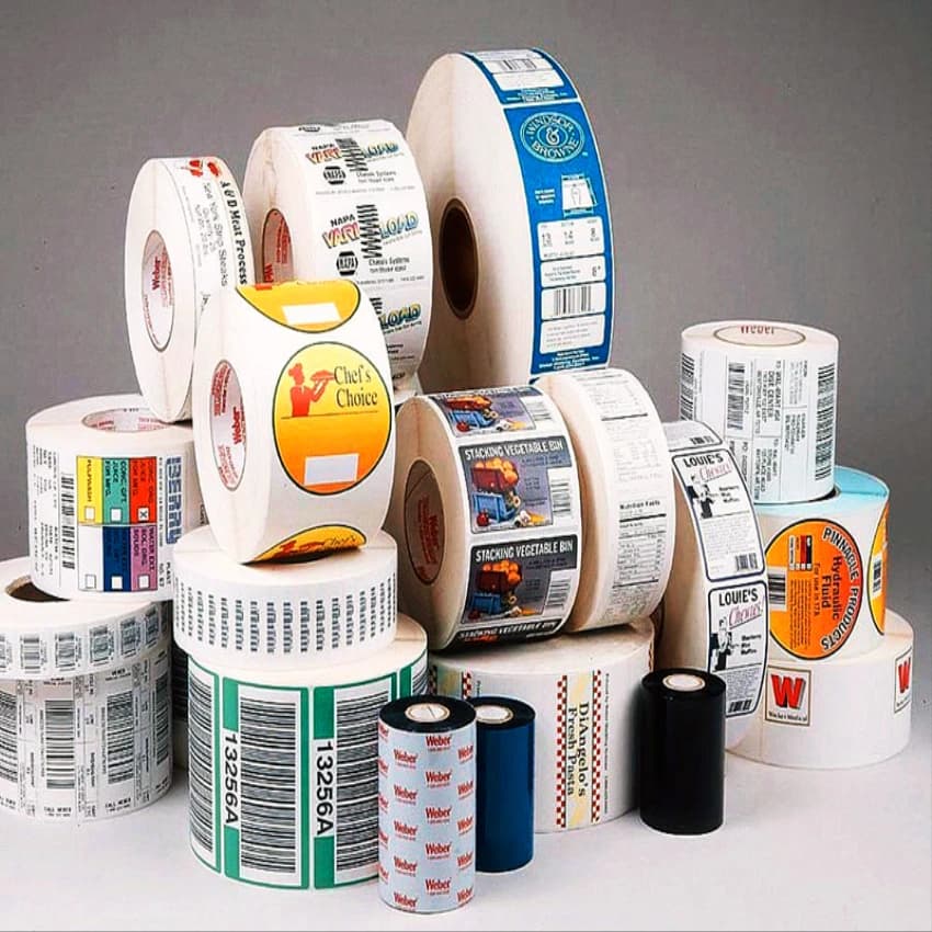 White Paper Self Adhesive Stickers, Size: 4""X6""