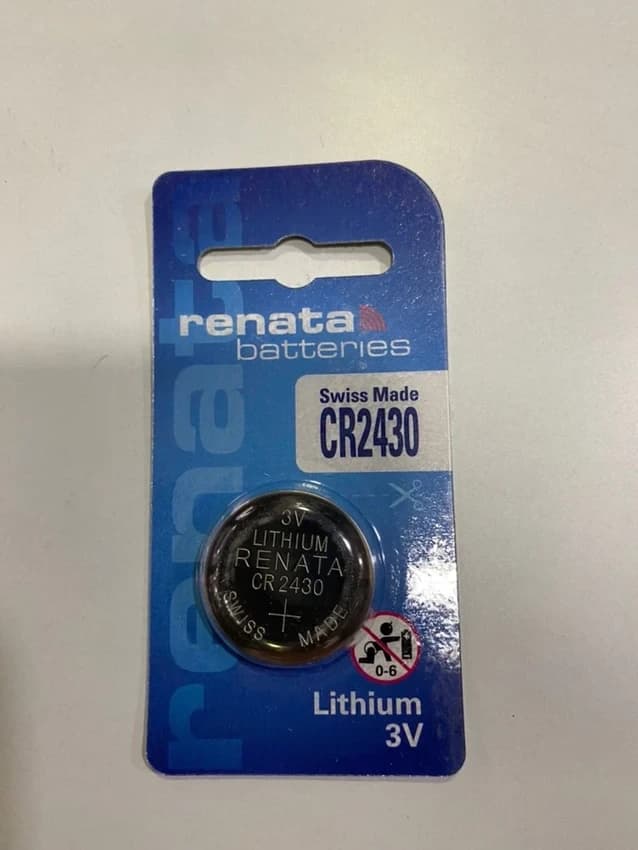 Renata 2430 Lithium Coin Button Cell Battery 3V CR2430