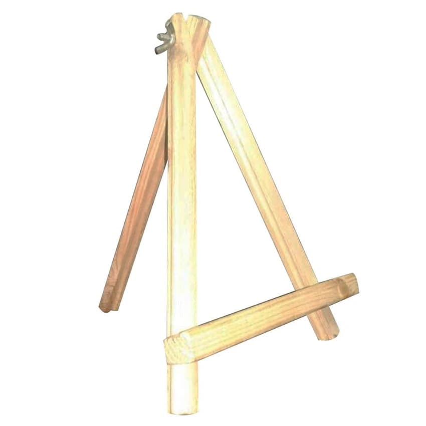 Teak Wood Easel Wooden Stand For Tile, For Painting