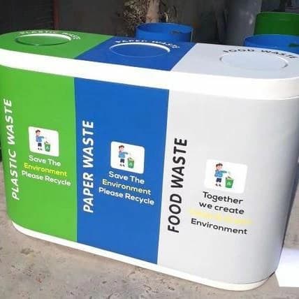 FRP Trio Bin( Waste Segregation Dustbin)