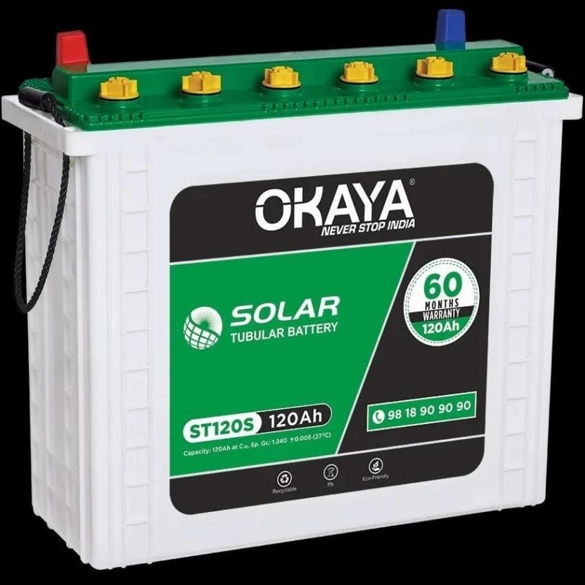 12 V Okaya 120AH -ST120S Solar Battery