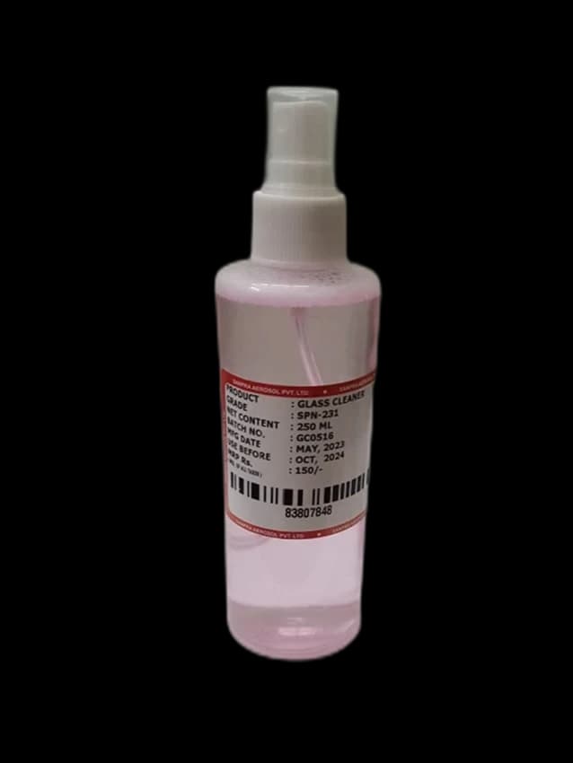 Sanpra Glass Cleaner, Packaging Type: Bottle, Packaging Size: 250ml