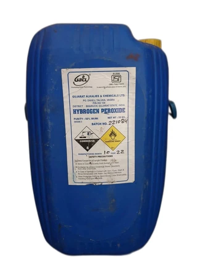 Hydrogen Peroxide 50 Percent, 50L