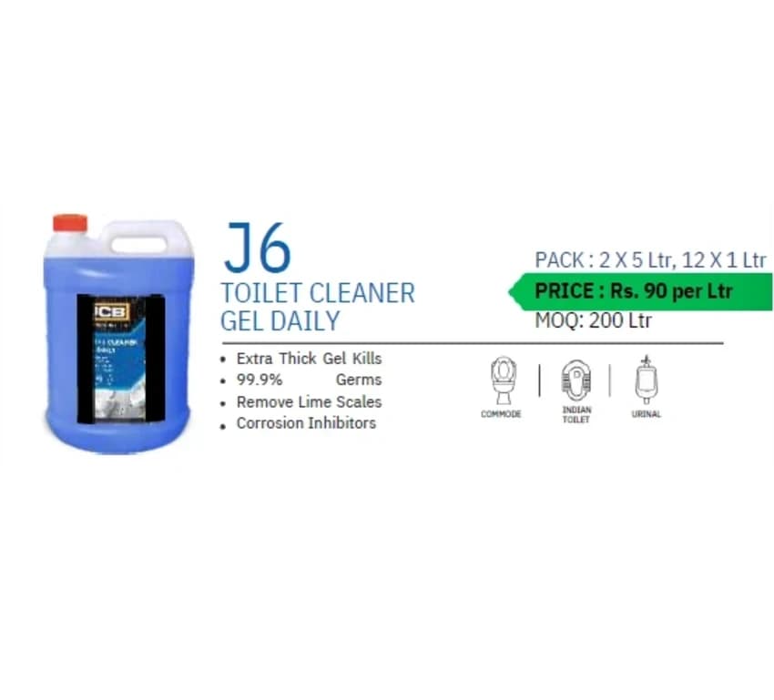 J6 Toilet Cleaner Gel Daily