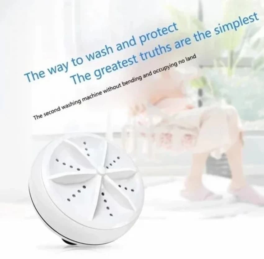Portable Washing Machine (Ultrasonic Turbine Wash)