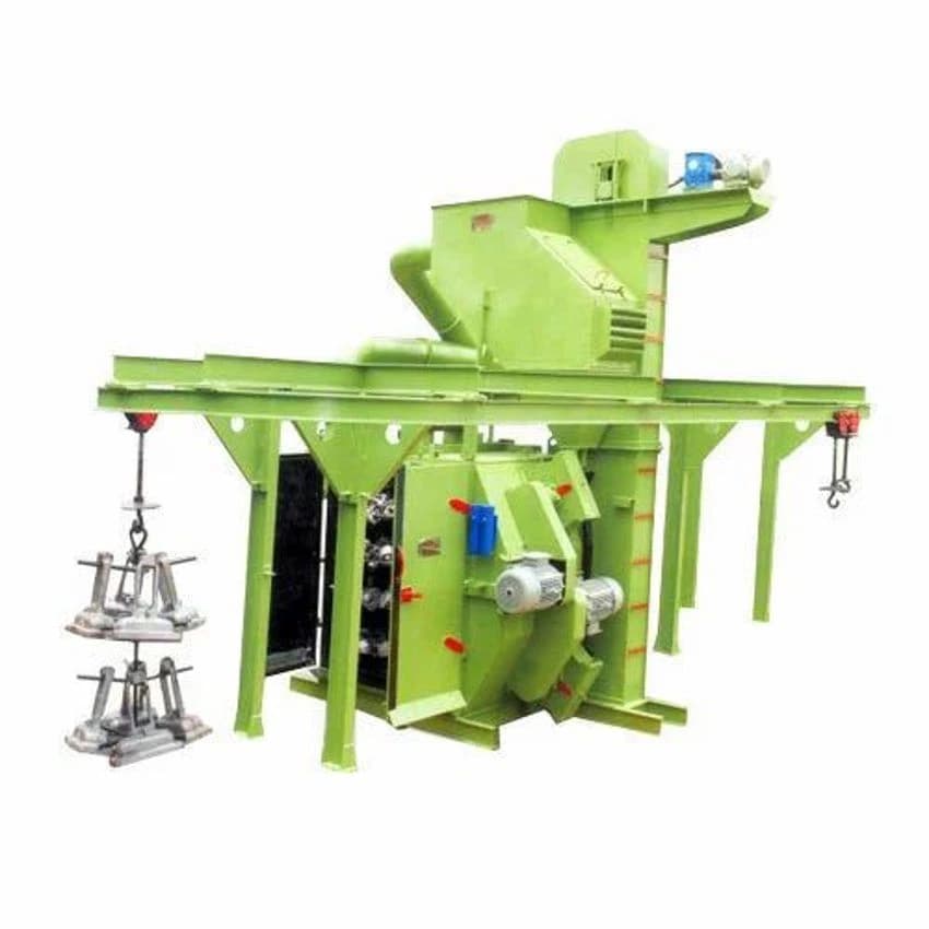 Manual Wheel Blasting Hanger Type Shot Blasting Machine