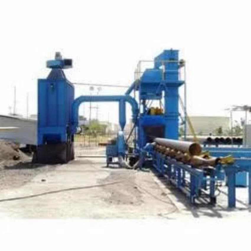 MMFS Electric Automatic Pipe Blasting Machine