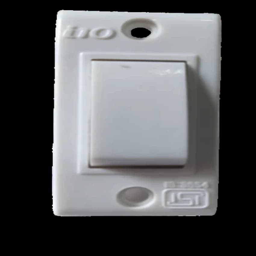 White Electrical Switch, For Electric Fittings