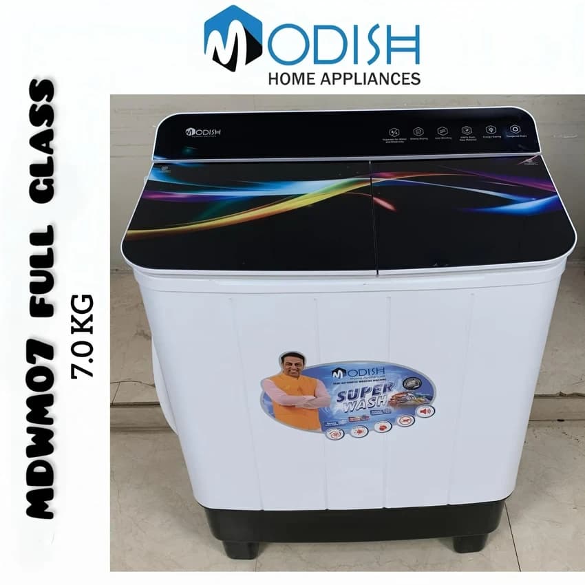 Modish Washing Machine GLASS TOP 7Kg