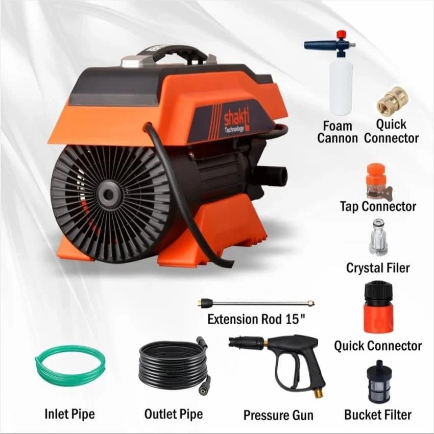 Shakti Technology S5 High Pressure Washer, 2 HP
