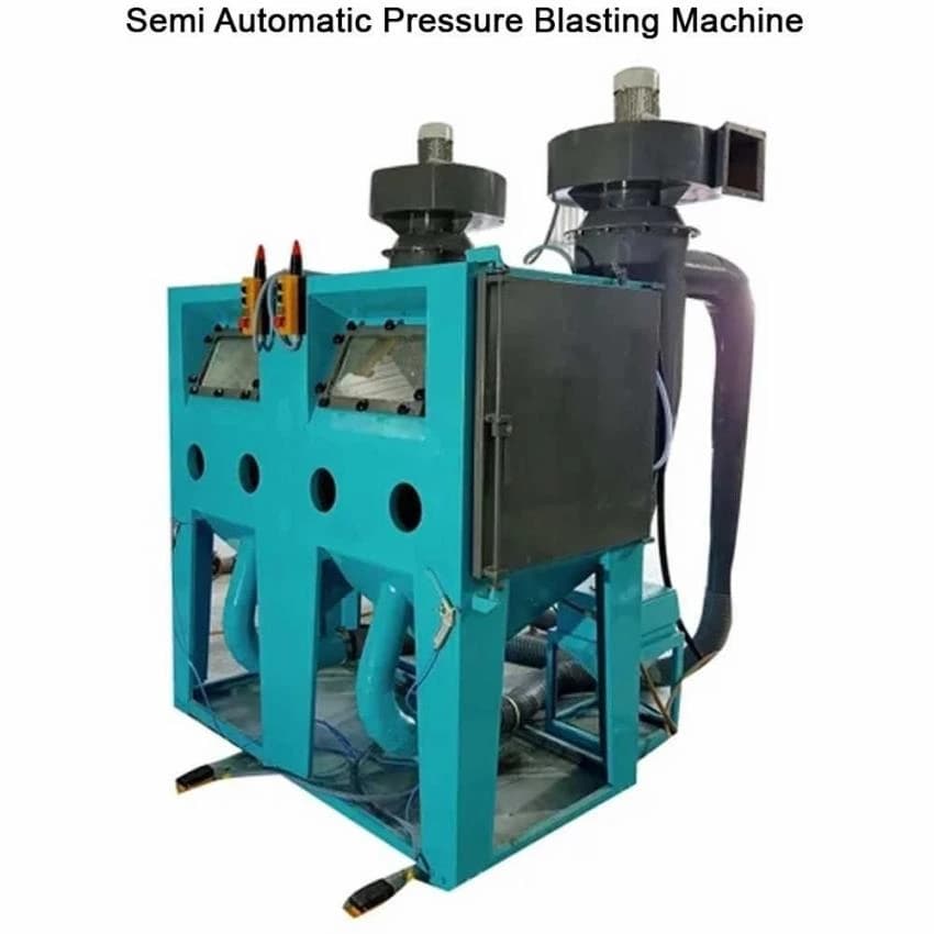 Semi Automatic Pressure Blasting Machine