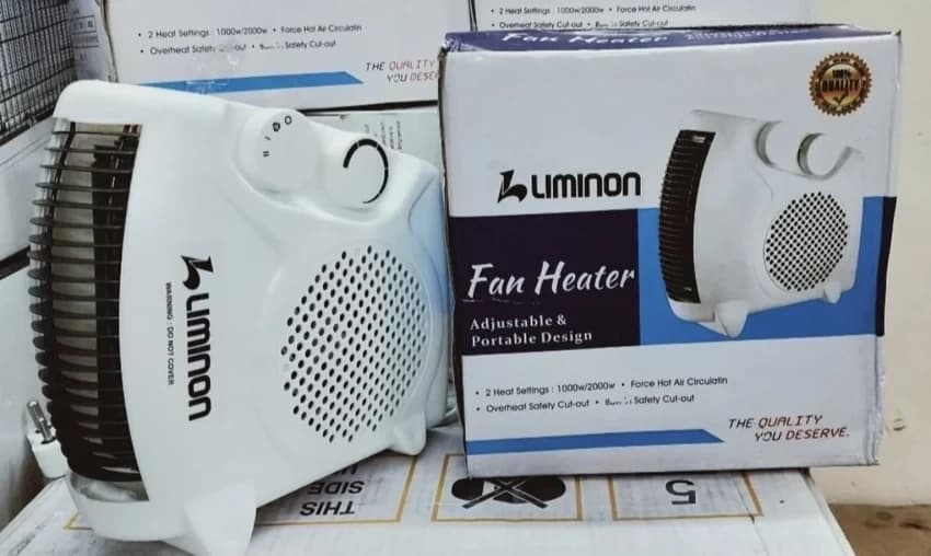 Plastic Liminon Fan Heater, 1000 W