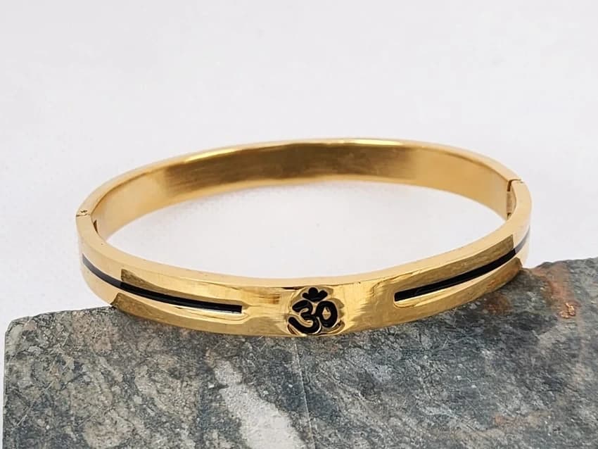 Religious brass kada