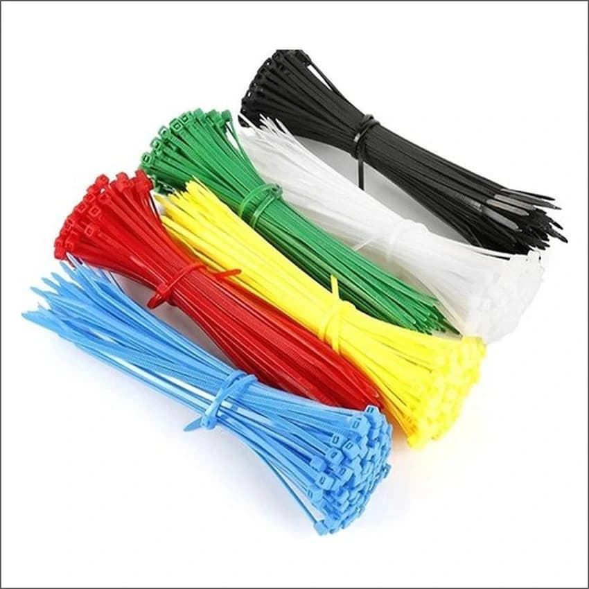 Black Cable Tie of Nylon / PVC, For Locking