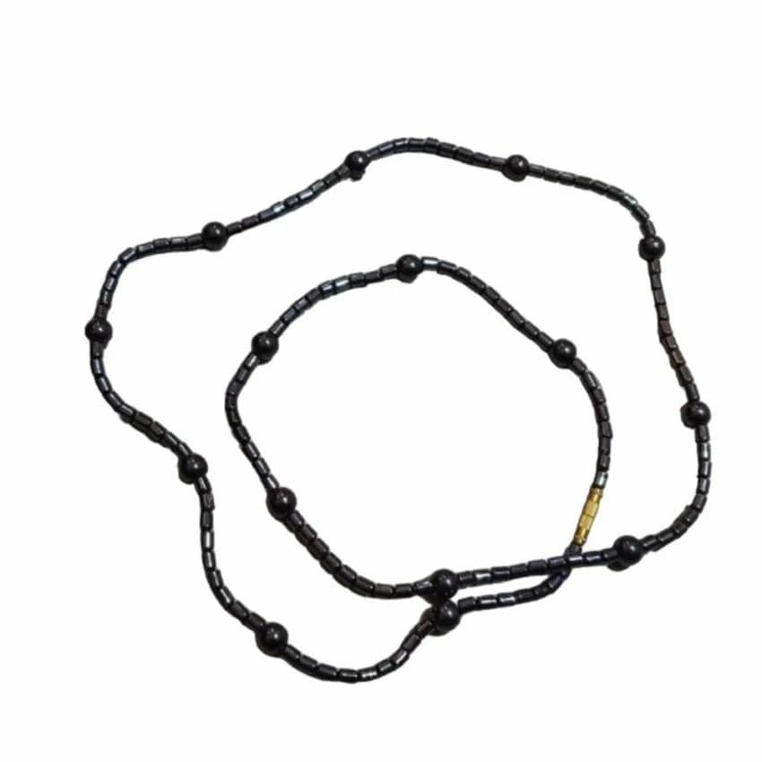 Metal Black Magnet Asthma Cervical Necklace