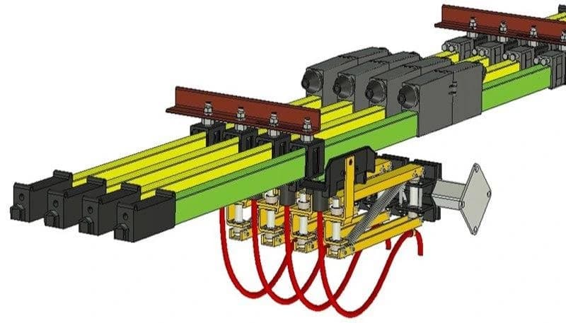 Scorpion Allied Galvanized Iron DSL Shrouded Busbar, For Cranes Current Supply, 125 Amp