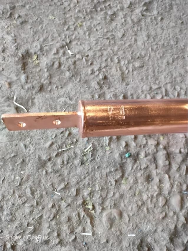 Pure Copper Pipe Electrode & Pure Copper Pipe in Pipe Electrode