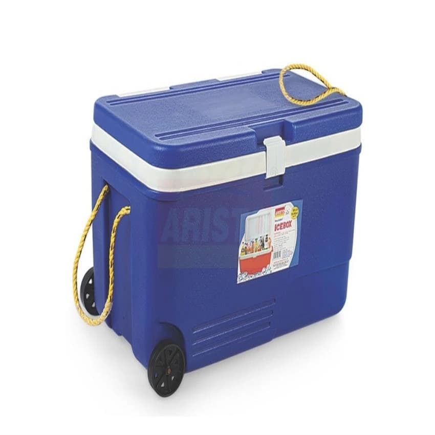 Blue Plastic 60 Ltr Aristo Rope Wheeled Ice Box