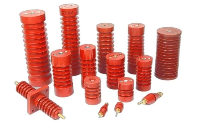 Red Electrical Epoxy Insulators