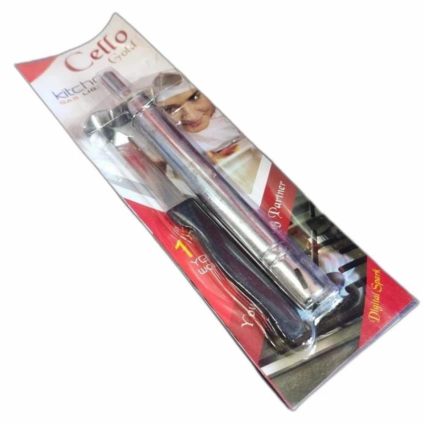 Cello Gold Gas Lighter, For Kitchen