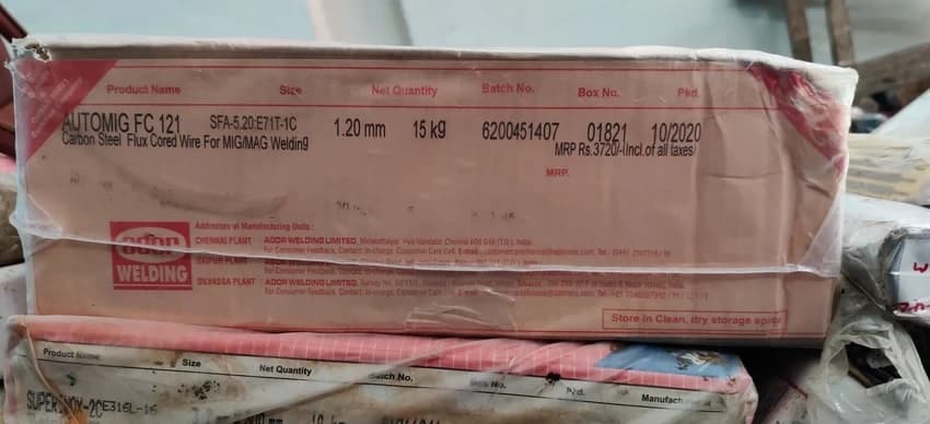 Ador MS Flux Core Wire E71t 1, Quantity Per Roll: 15 kg, Thickness: 1.2 mm