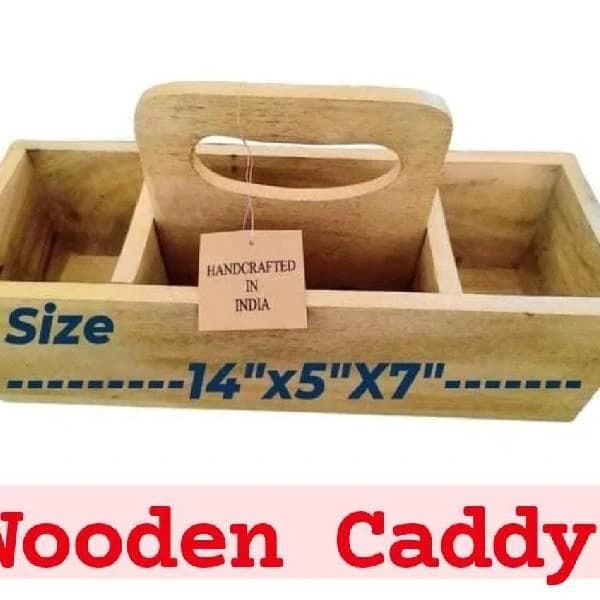 Wooden caddy