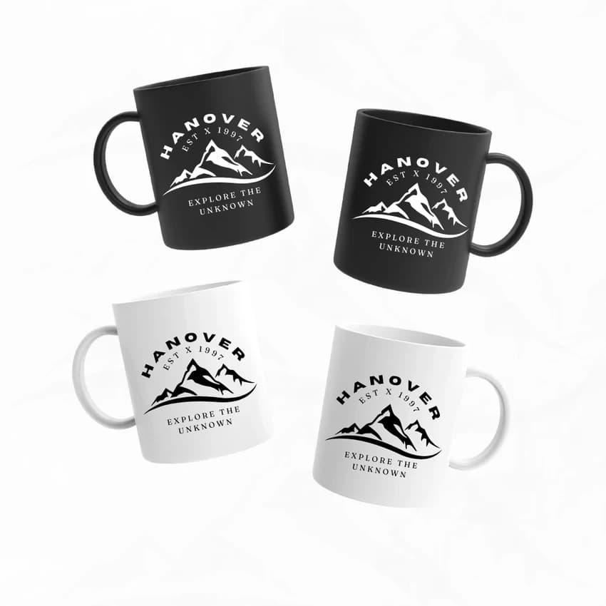 Two-Tone Customizable Coffee Mug, 330 ml (11 oz)