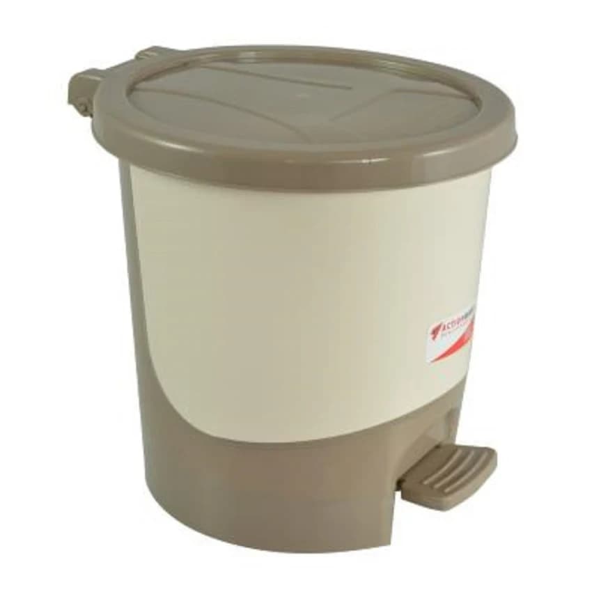 HDPE 10 Ltr Plastic Paddle Dustbin