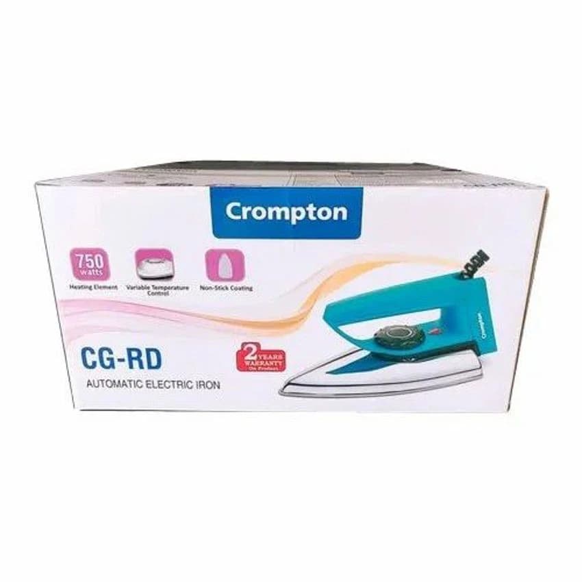 Cg Rd Crompton Automatic Electric Iron, Warranty: 2 Years, Packaging Type: Box