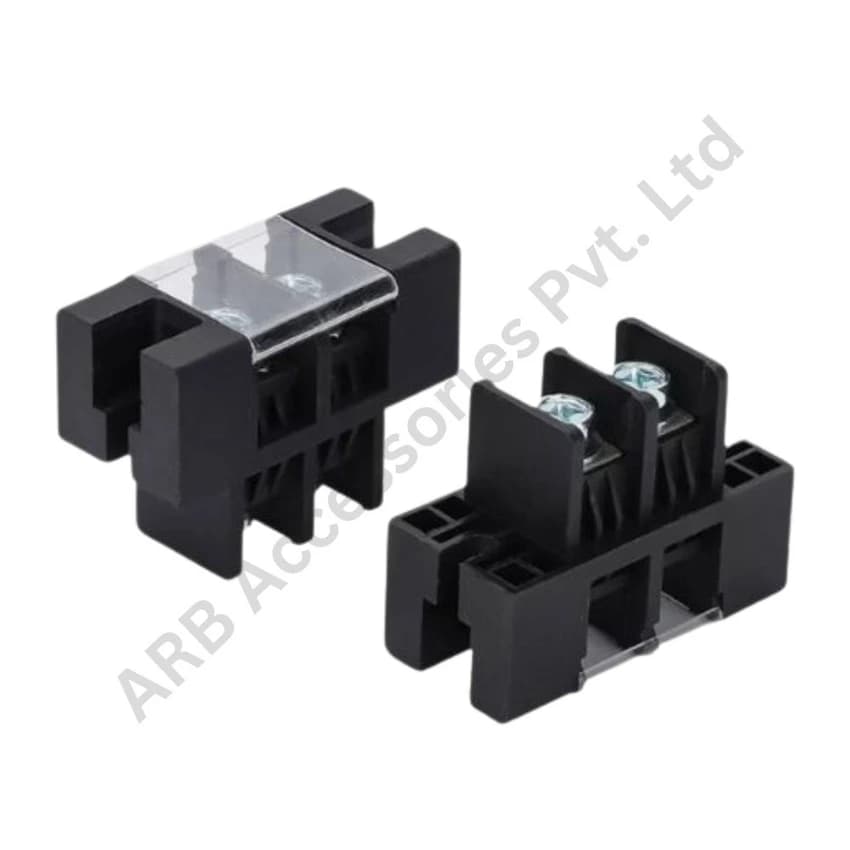 FENCE TERMINAL 100A 2IN-2OUT (BLK) (7f1e)