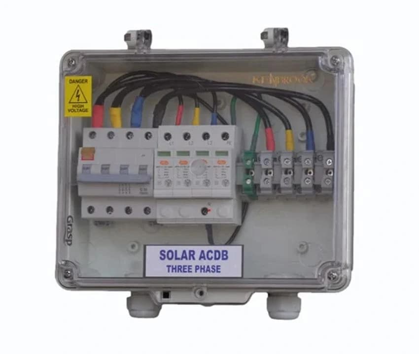 Solar ACDB Three Phase 320V 32Amp AC Distribution Box