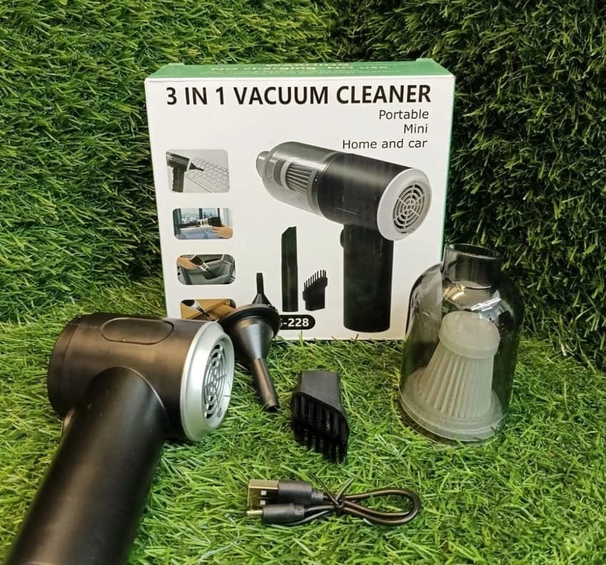 3 In 1 Car Vacuum Cleaner, 120 Watts