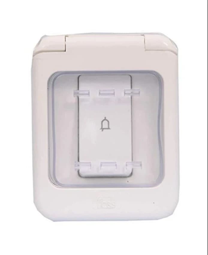 Model: Primo Current Rating: 6A C&S Waterproof Bell Push Encloser, No of Module: 1M, Circuit Type: 1 Way