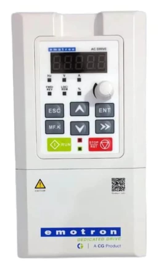 Emotron VSS23 4P2 CEB VFD, Input Phase: 1 - Phase, 0.37 kW