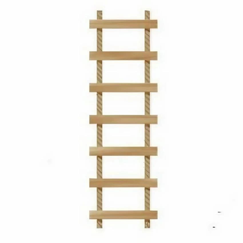10-15 Feet Wood Rope Ladder, For Construction