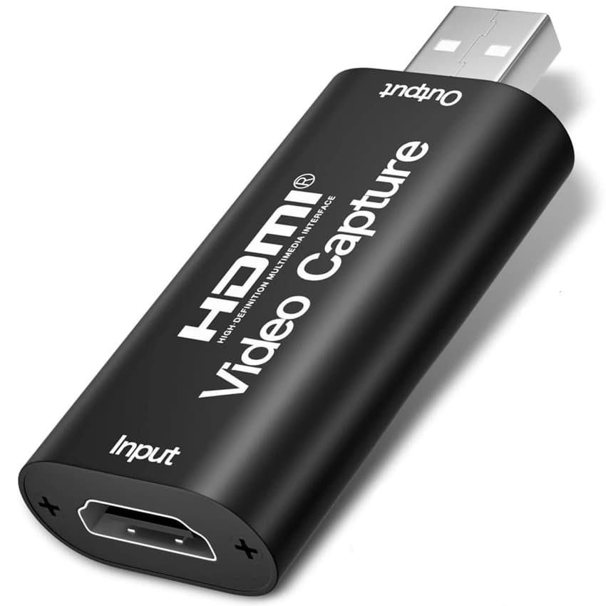 FEDUS USB 3.0 HDMI Capture Card, External Camera Capture Card for DSLR, Camcorder Action Cam