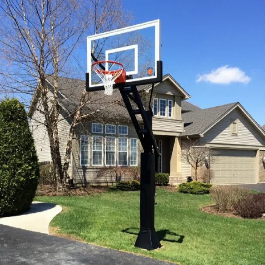 M-Sports Mild Steel Height adjustable Basketball Post