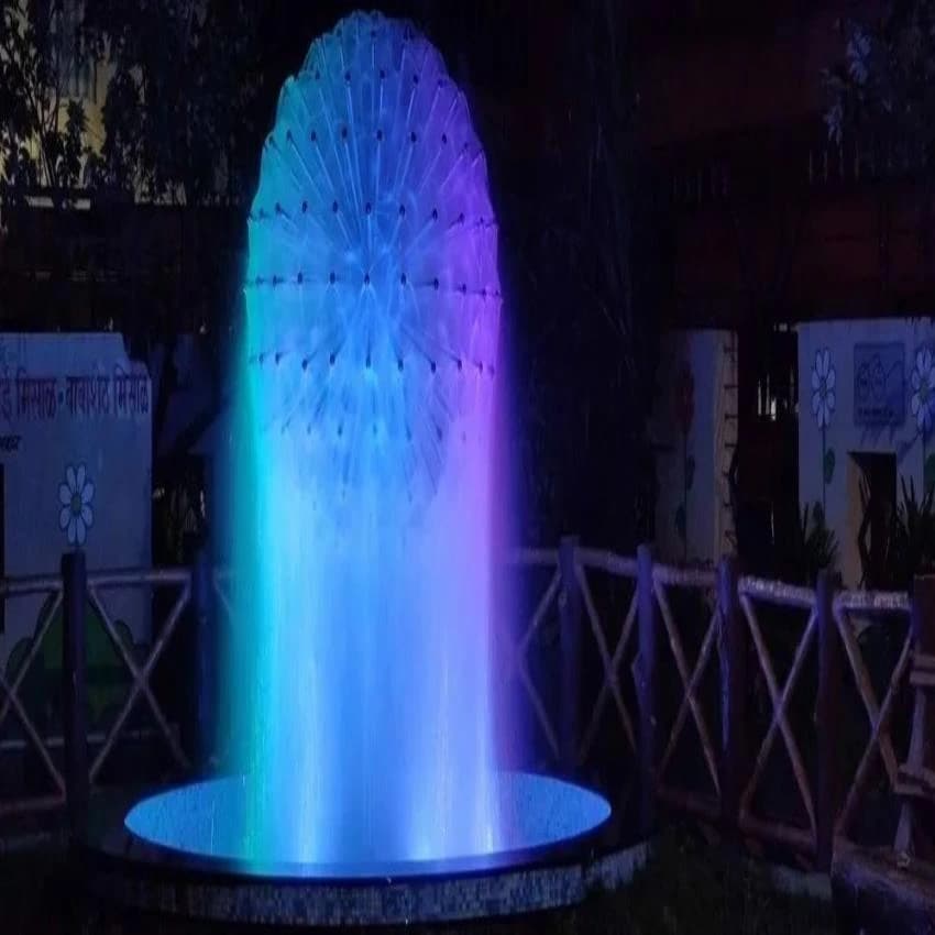 Blue FRP Shower Water Fountain