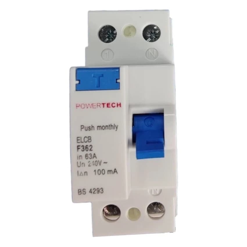 25A 2 Pole Electric Miniature Circuit Breaker