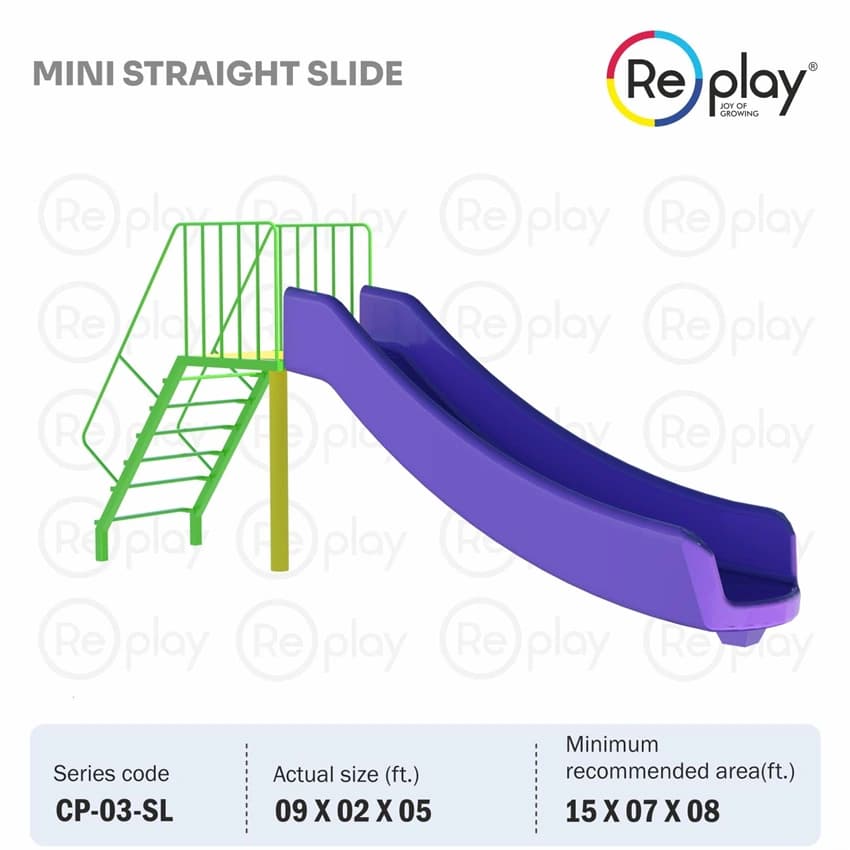 Replay LLDPE Playground Slide, For Outdoor