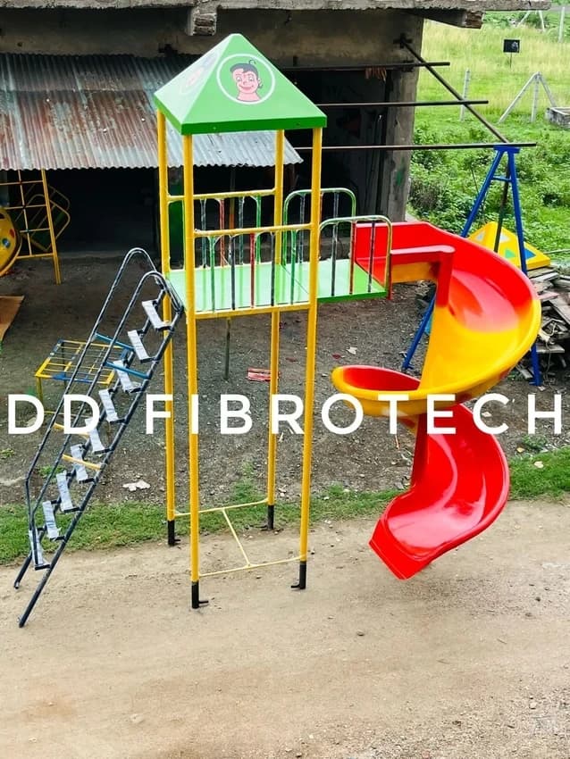 FRP Playground Spiral Slide DD Fibrotech