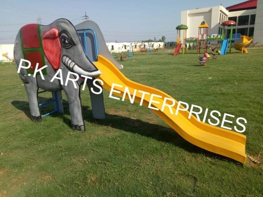 Red Fibreglass Animals Slide, Age Group: 3 To 12 Years