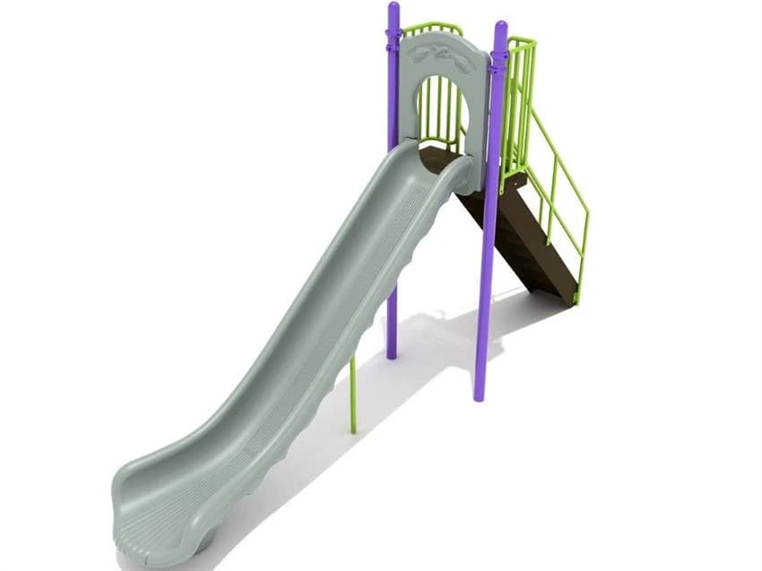Plastic Straight Kids Curved Slide, For Outdoor