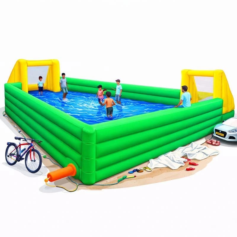 25x50 Ft Soapy Football