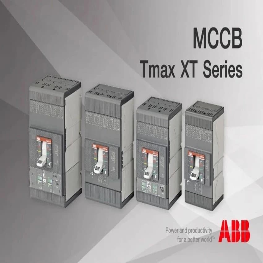 3 Poles 100A ABB Molded Case Circuit Breakers - TMAX MCCB, 25kA