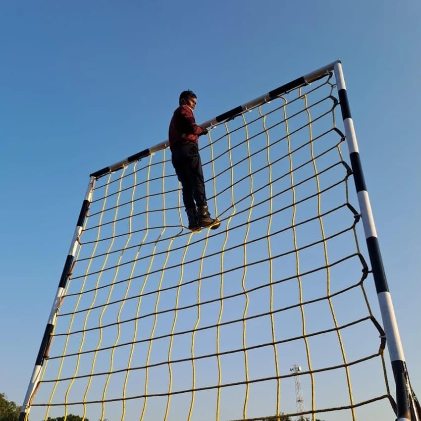 Yellow Climbing Net, Size: 20x10 Feet