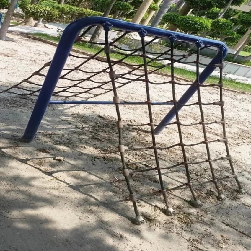 Outdoor Mild Steel Net Climber,, For Playground