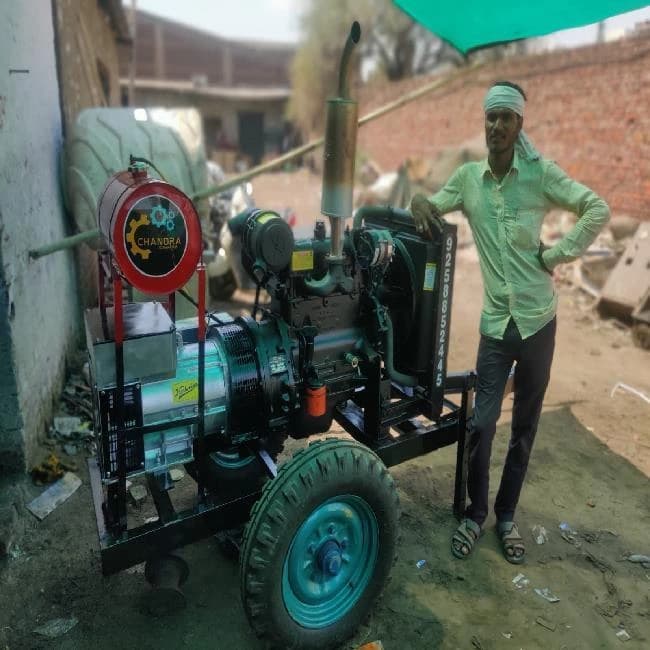 30 kva Mahindra Genset on Trailer